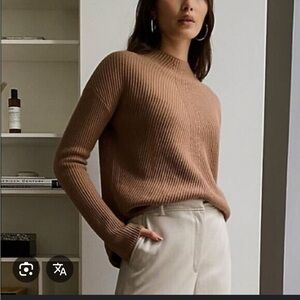Aritzia Babaton Chalmers Women's Brown Sweater